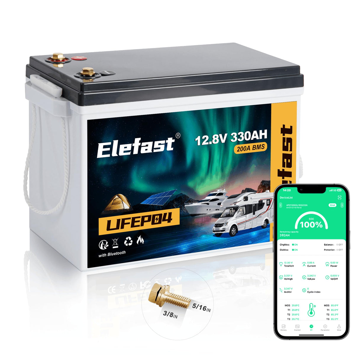 12V 330AH Lithium Battery A702713