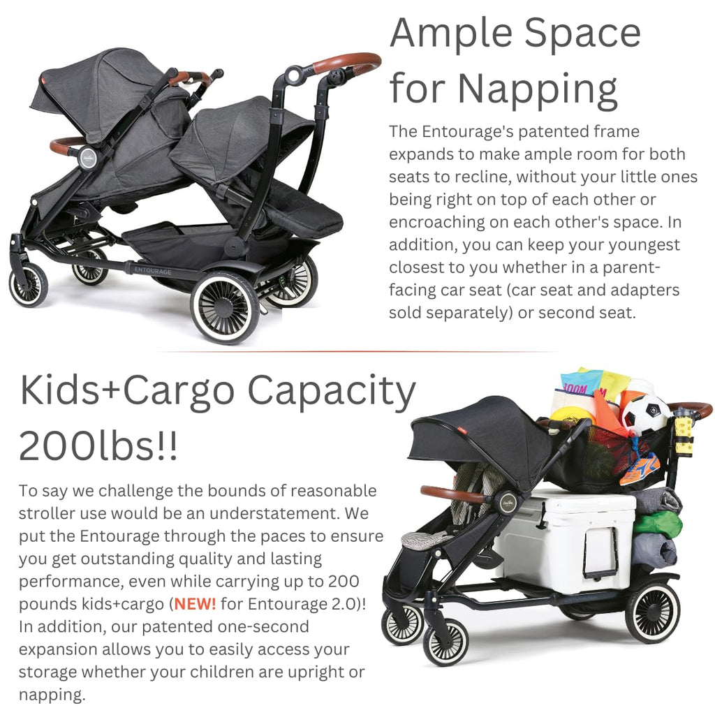 Black Double Stroller C442751