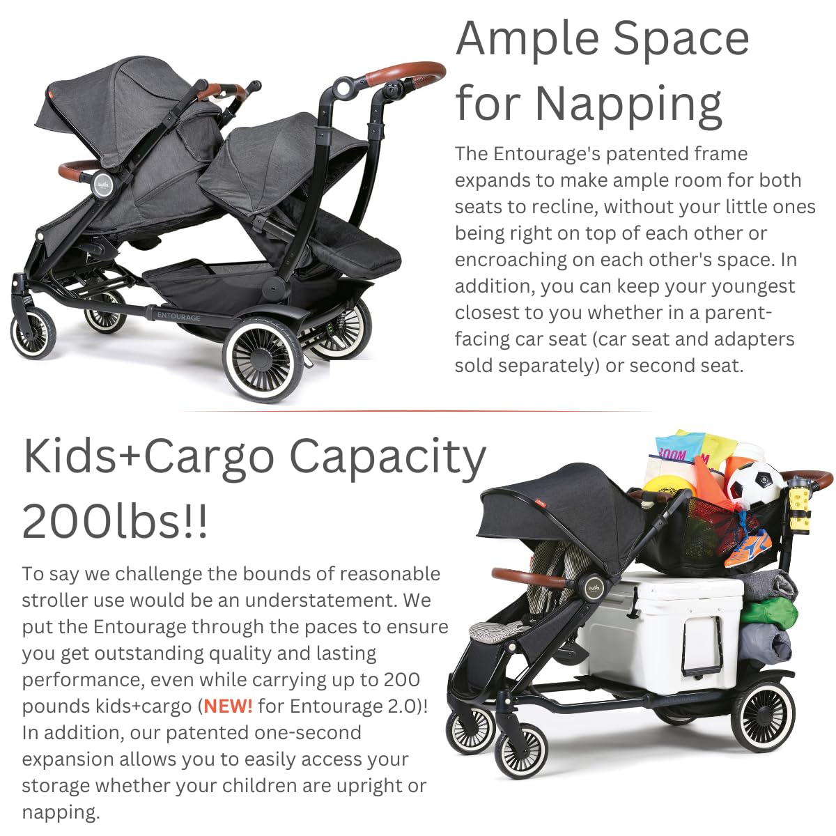 Black Double Stroller C442751