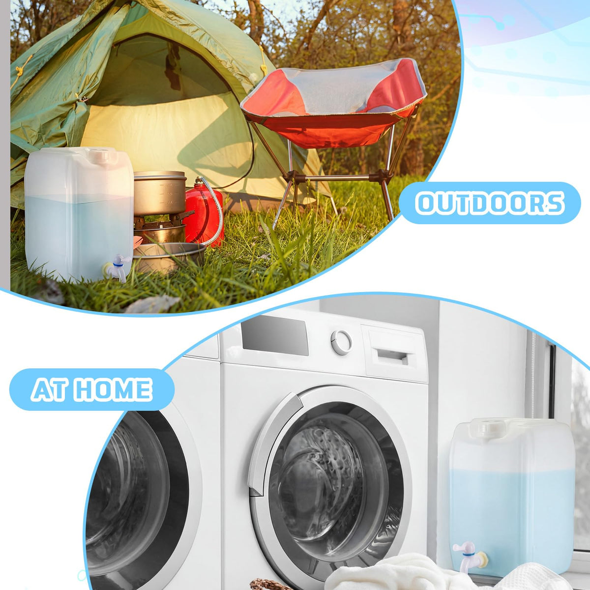 5.3 Gallon Plastic Water Dispenser with Spigot R629438