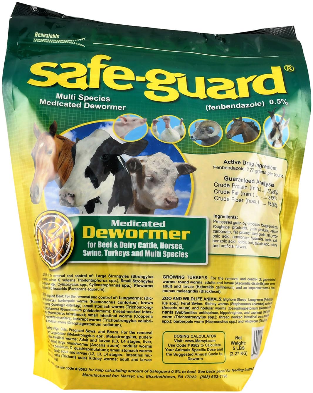 Multi-Species Dewormer 5 lb S63907