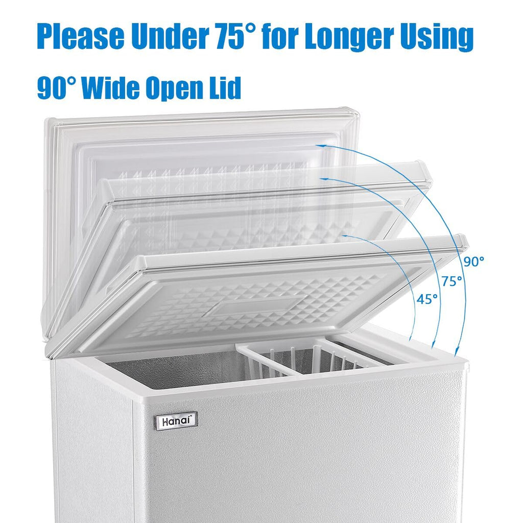 White 5.0 Cu.Ft Chest Freezer J843