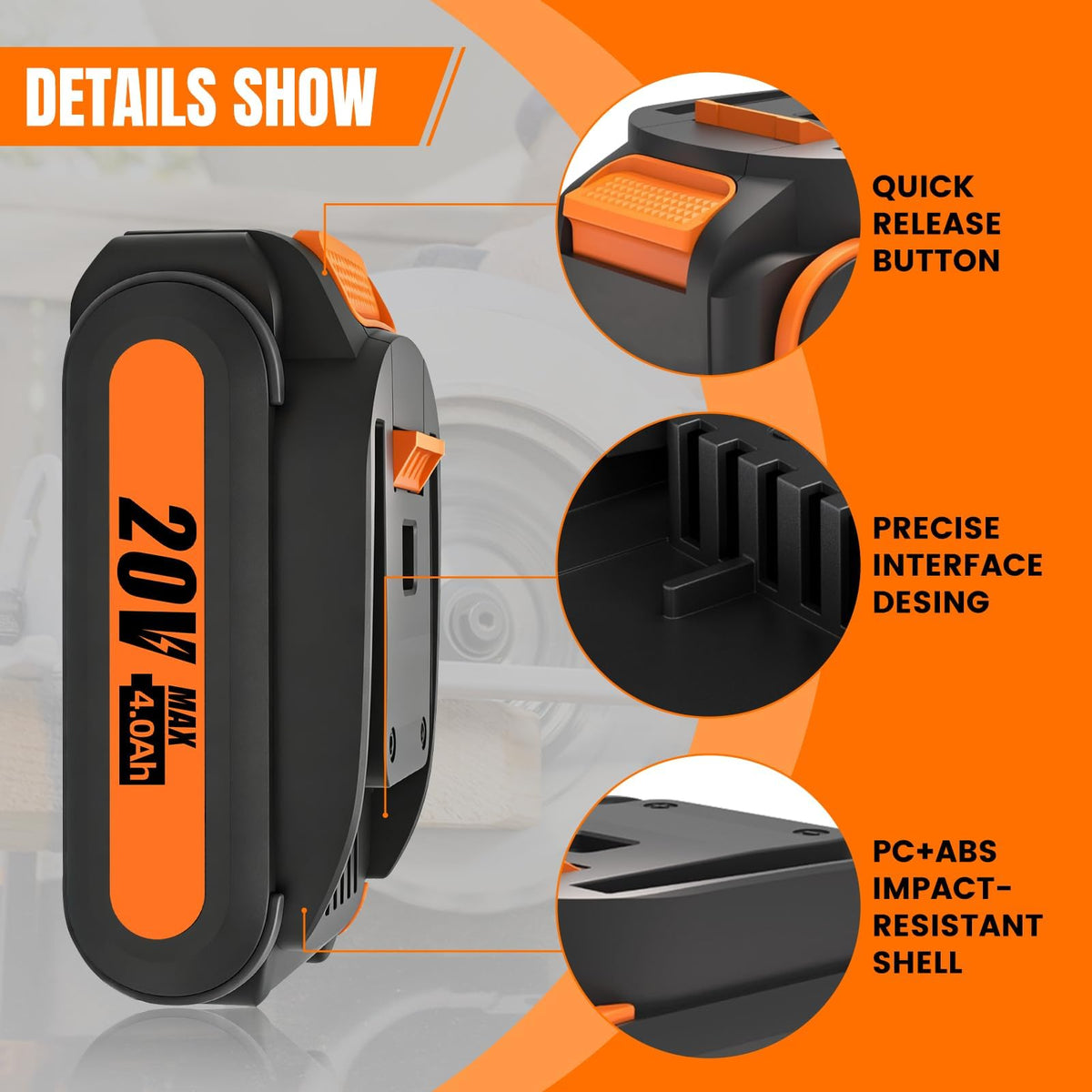 20V 4.0Ah Battery X736336