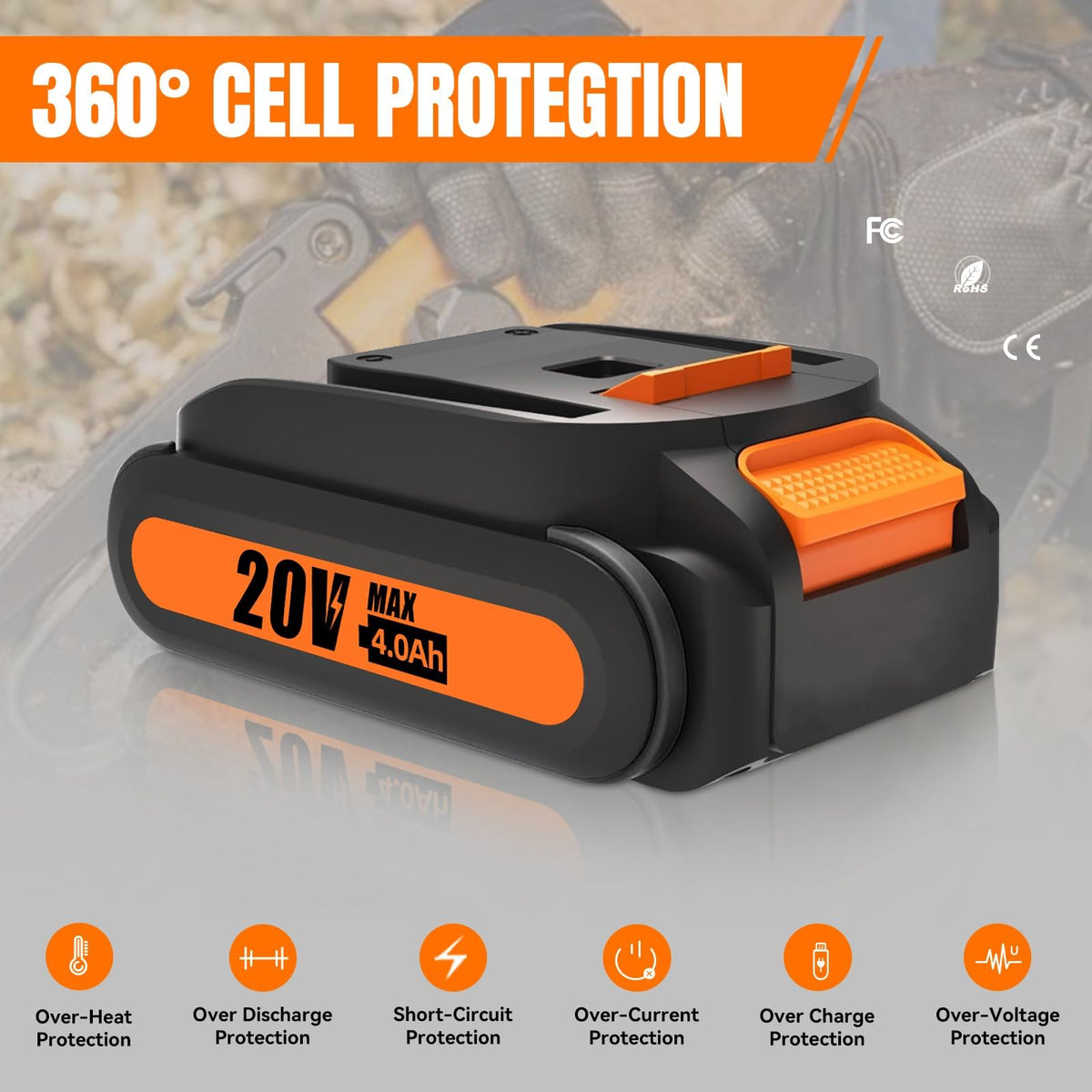 20V 4.0Ah Battery X736336