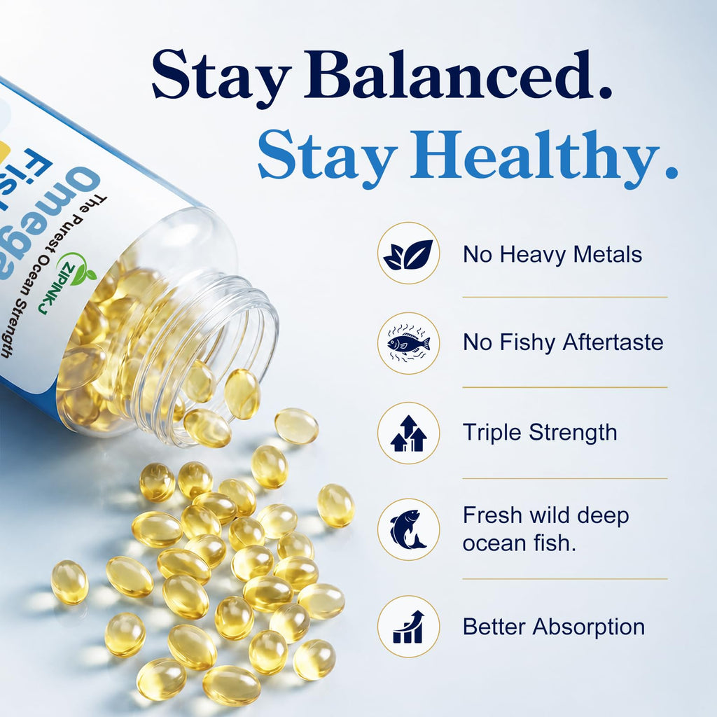Omega-3 Fish Oil 4200mg Mini Softgels K926
