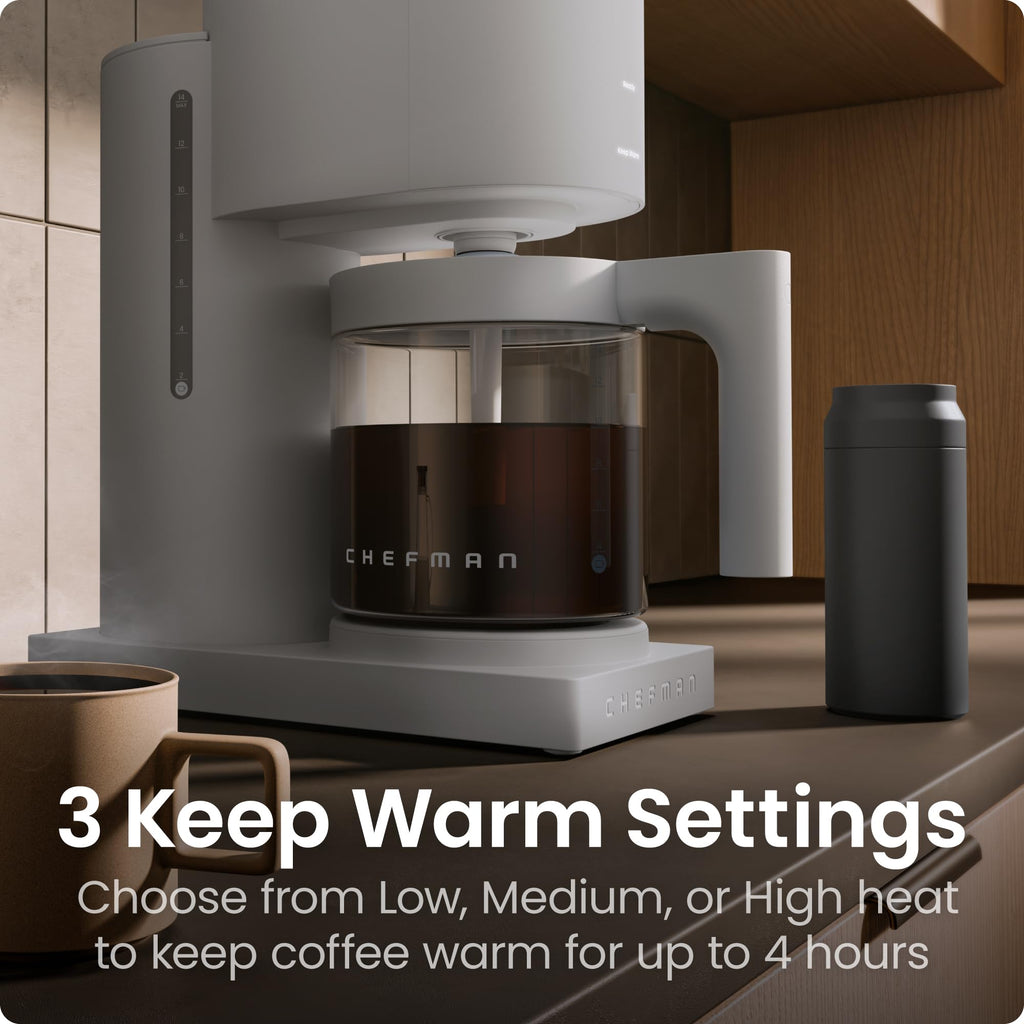 Programmable Drip Coffee Maker, 14-Cup Glass Carafe F205055