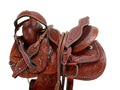 Tooled Leather Western Horse Saddle 15 16 17 18 G706