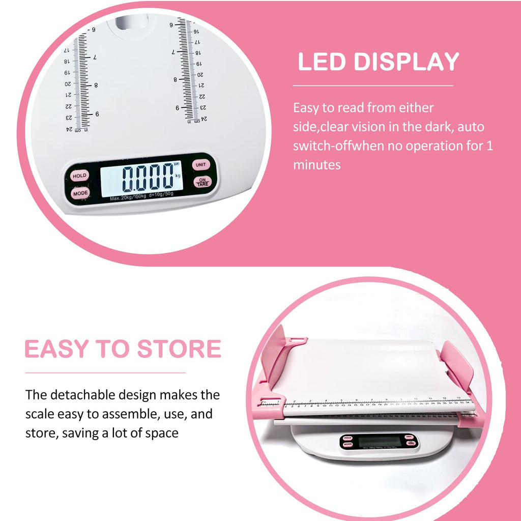 Portable Digital Pet Scale with Height Markings N7330