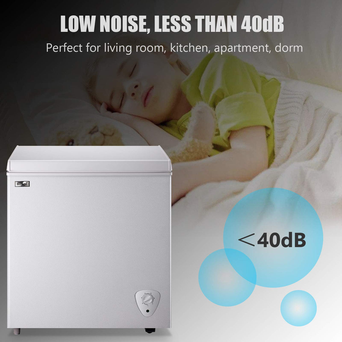 White 5.0 Cu.Ft Chest Freezer J843
