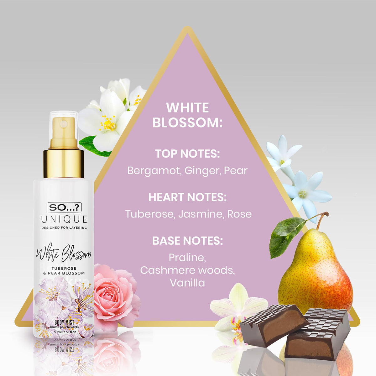 Unique Body Mist Set, 6 pcs M314452