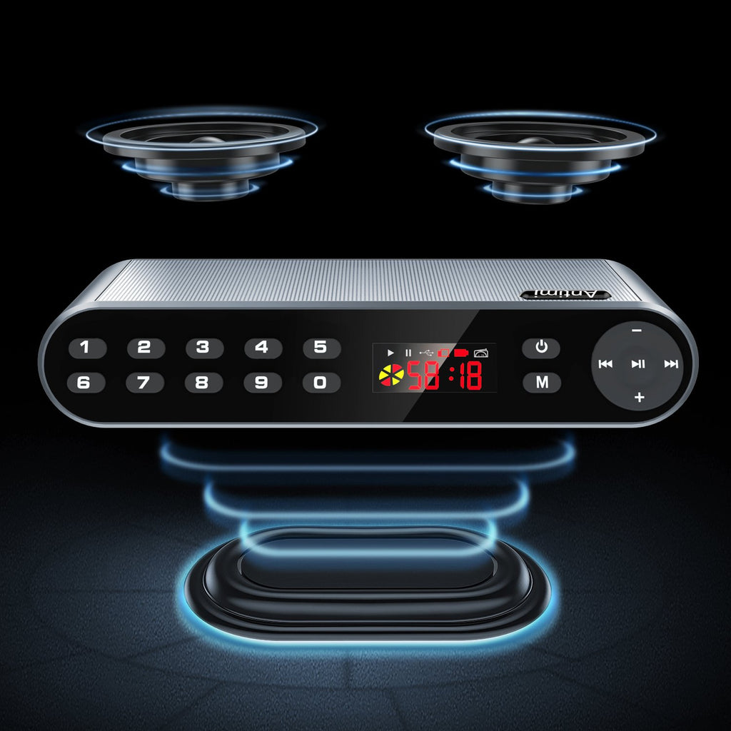 Portable Bluetooth FM Radio MP3 Player Wireless Speaker P23020