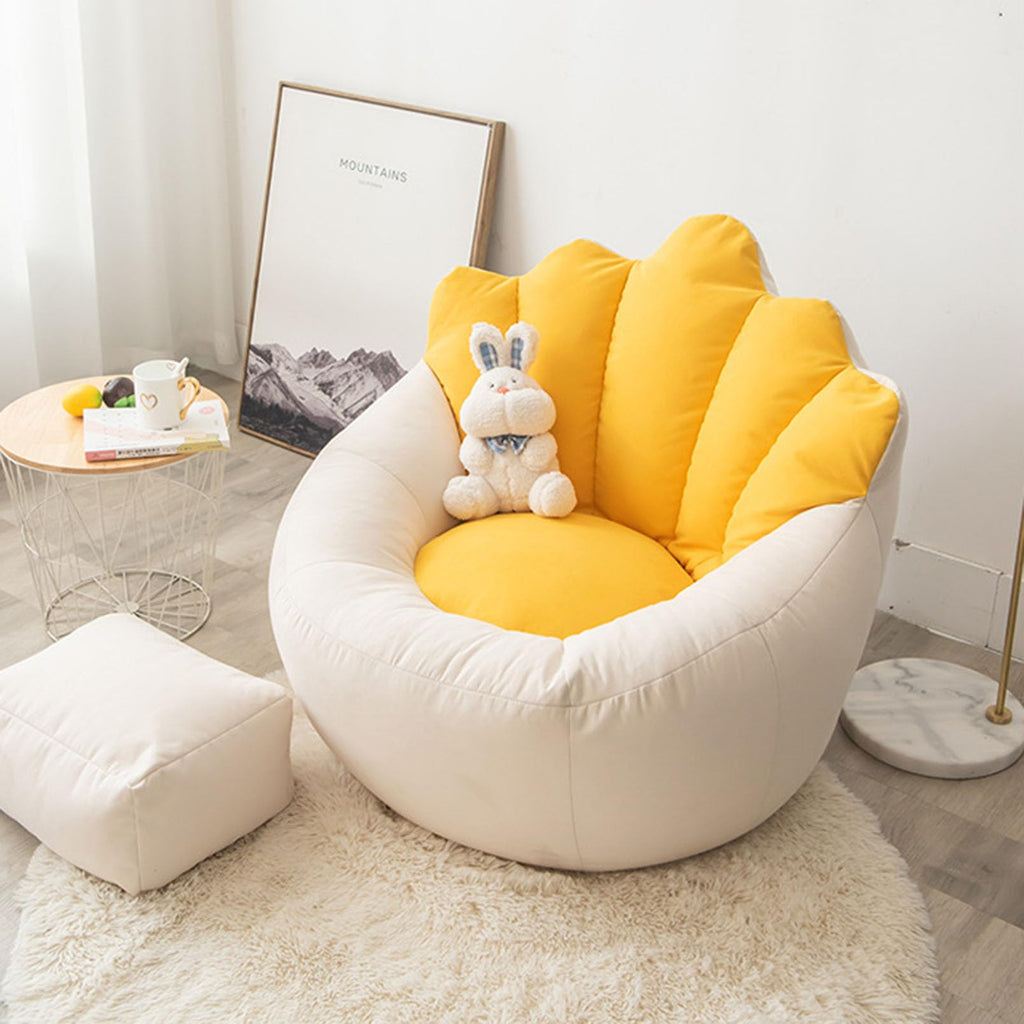 Washable Soft Linen Bean Bag Chair Cover U18370