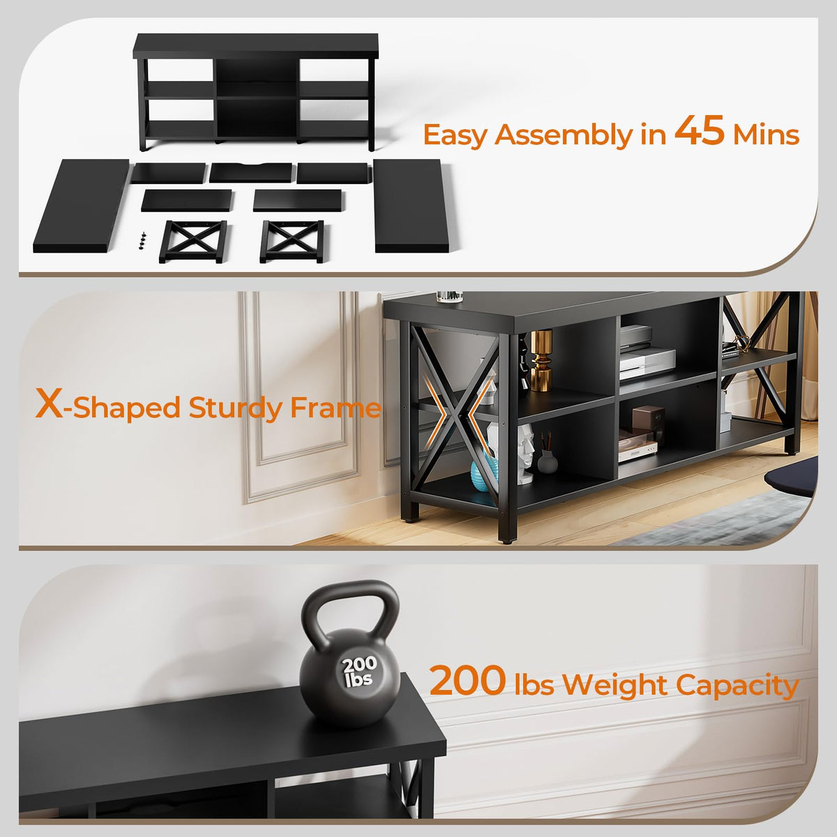TV Stand for 65 in TV W643