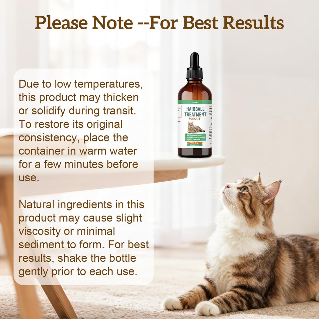 Cat Hairball Remedy with Natural Ingredients & Vitamins D163