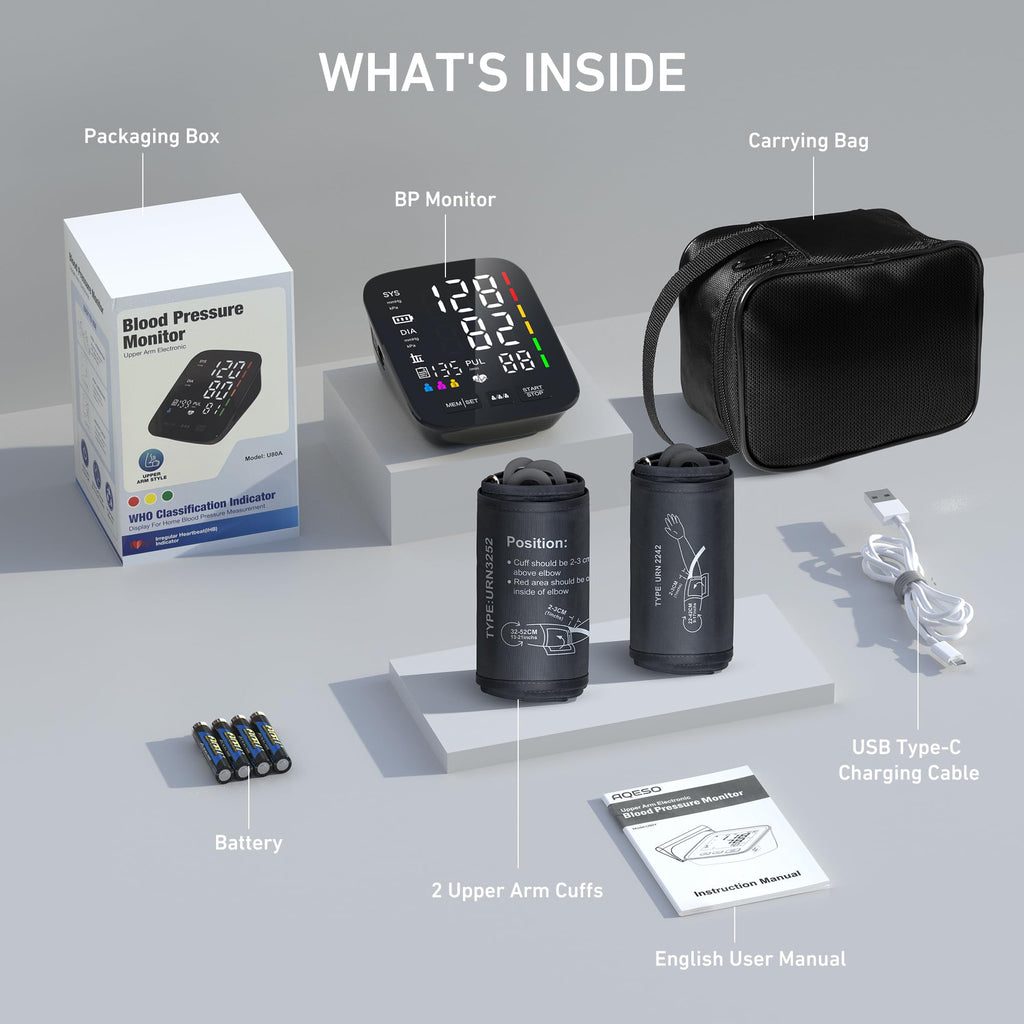 Blood Pressure Monitor with 2 Size Cuffs B19666