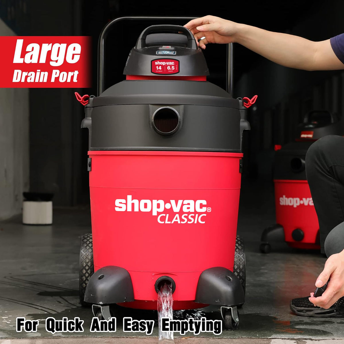 14 Gallon 6.5-Peak HP Wet/Dry Vacuum N10670