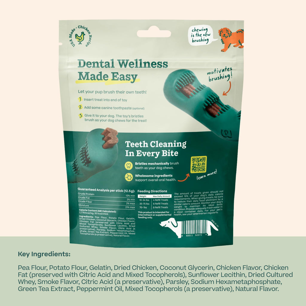Chicken 18 Count Dog Dental Stick Refills R7333