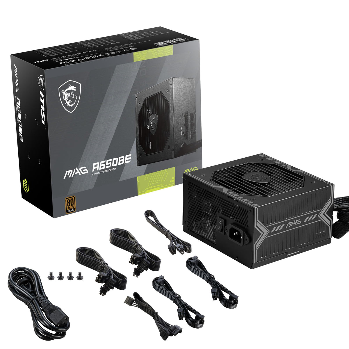 650W Semi-Modular ATX Power Supply 80+ Bronze Y26645