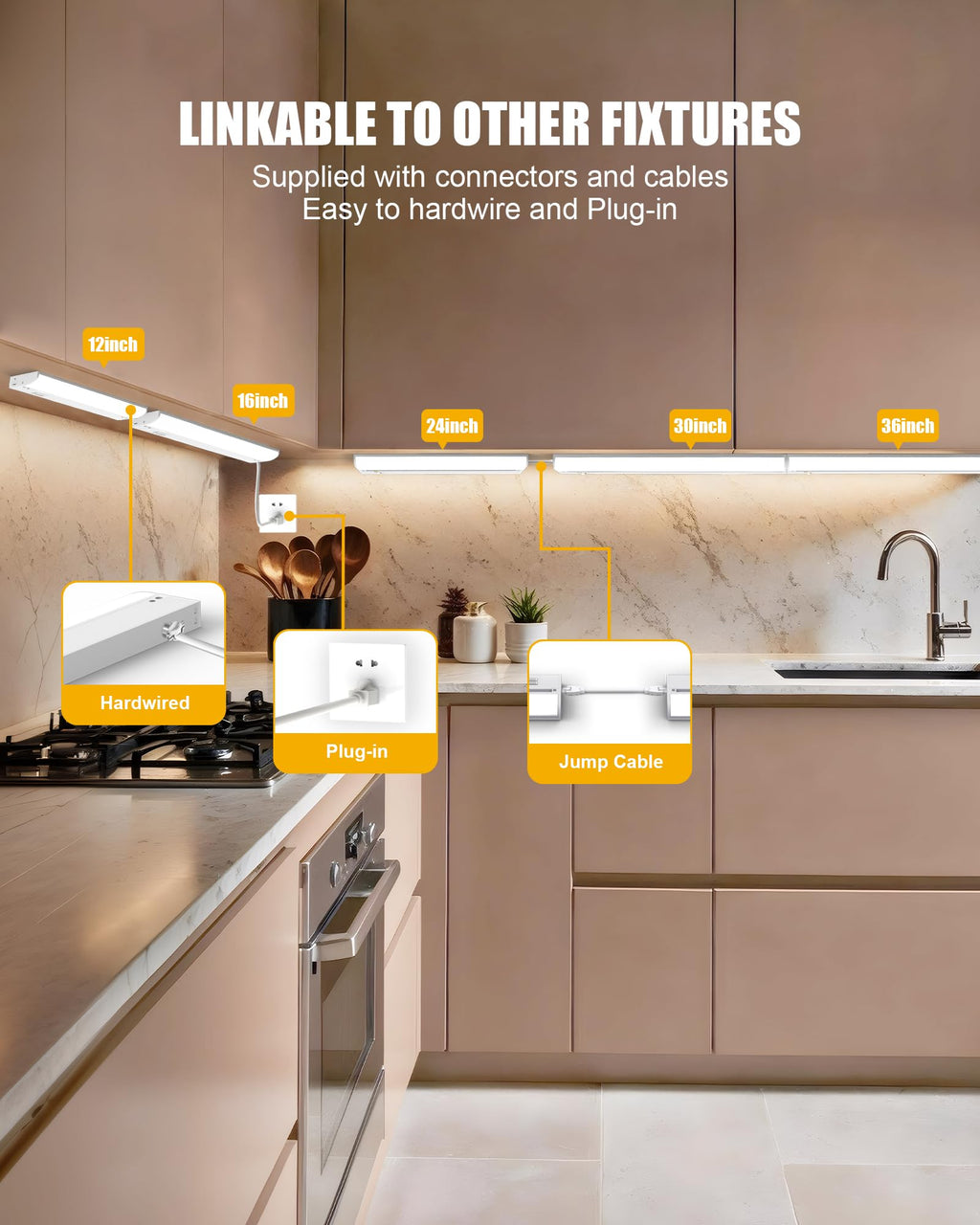 Under Cabinet Lighting with Power Cord P251