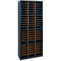 72 Compartment Black Literature Organizer O285