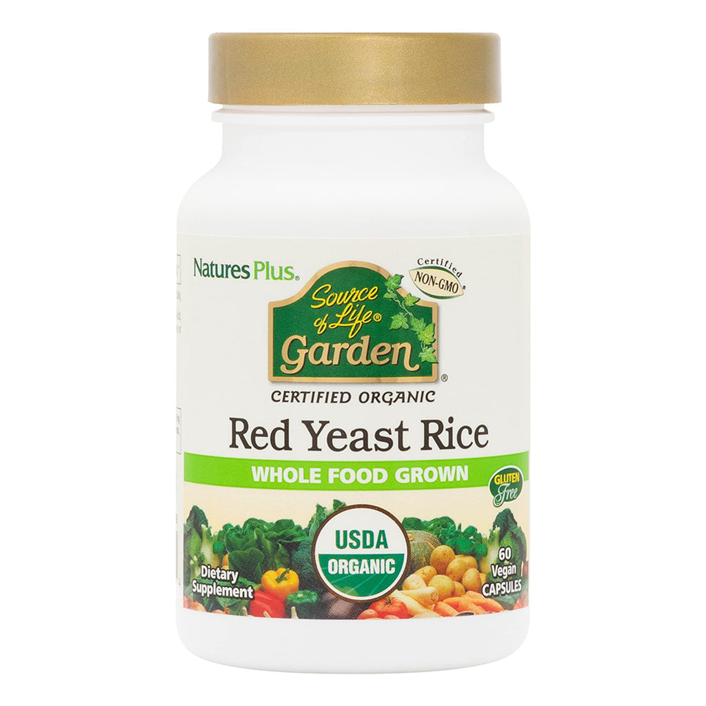 Red Yeast Rice 60 Capsules Organic Vegan Gluten Free R7528