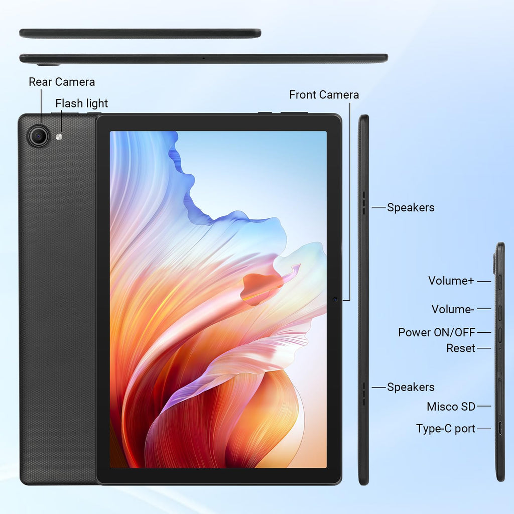 10.1" Android Tablet 24GB RAM 64GB ROM 6000mAh N2187