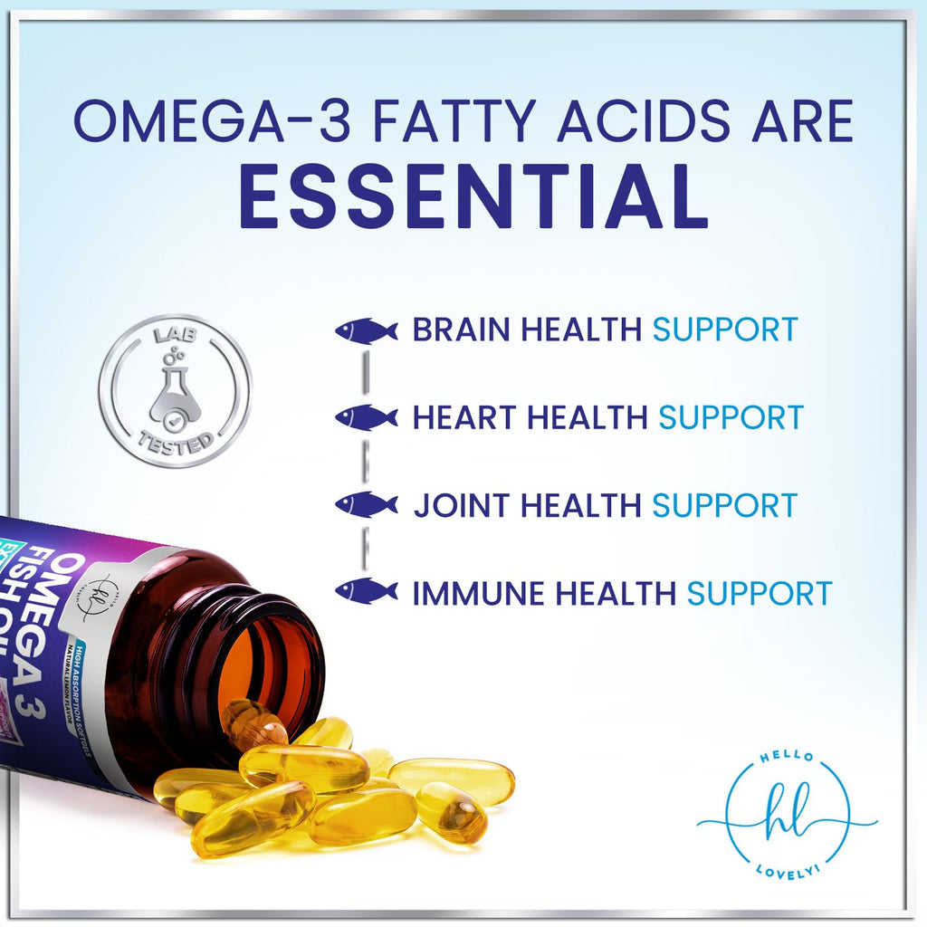 2400mg Omega 3 Fish Oil Softgels Q914