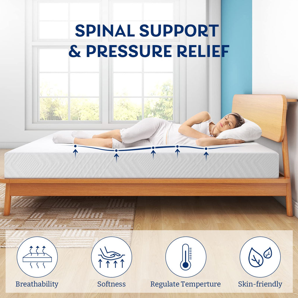 Twin 6 Inch Memory Foam Mattress U164989