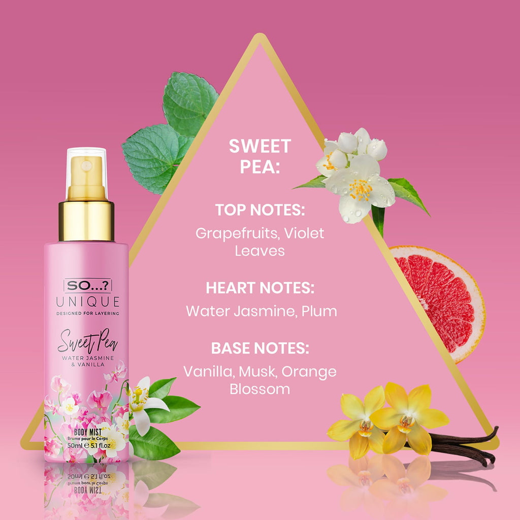 Unique Body Mist Set, 6 pcs M314452