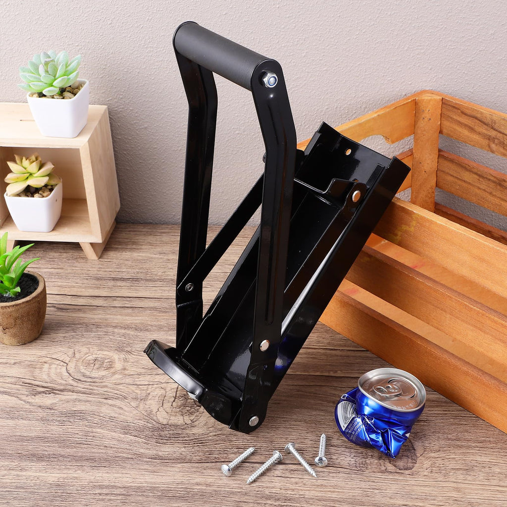 Wall Mounted Stainless Steel Can Crusher with Bottle Opener G792