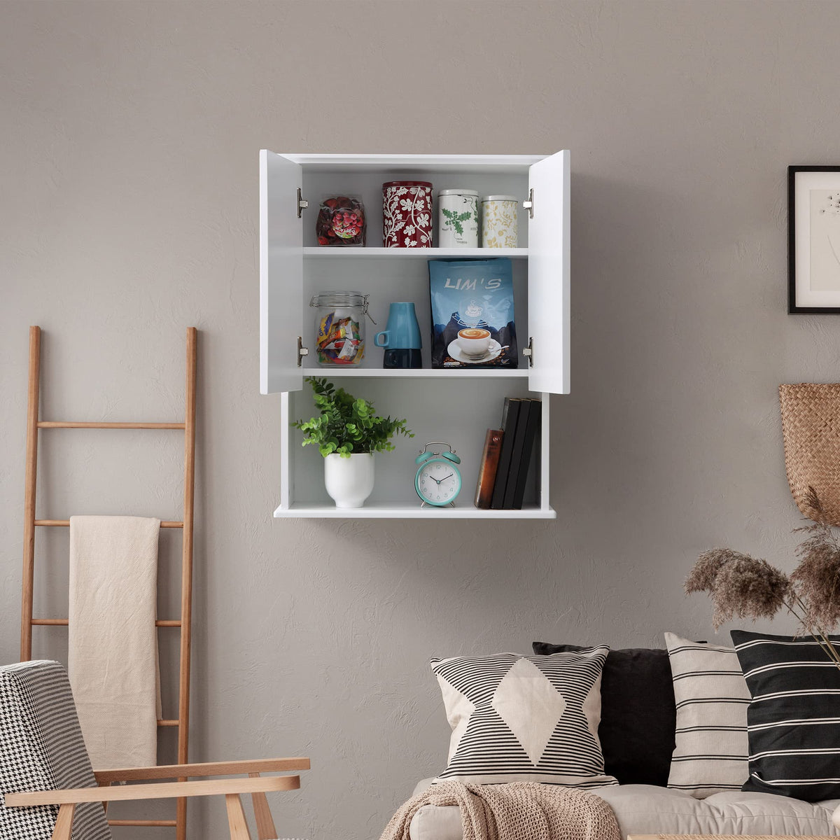 Bathroom Wall Medicine Cabinet with Soft-Close Hinges T128