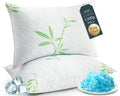 King Size Set of 2 Cooling Hybrid Bed Pillows H893