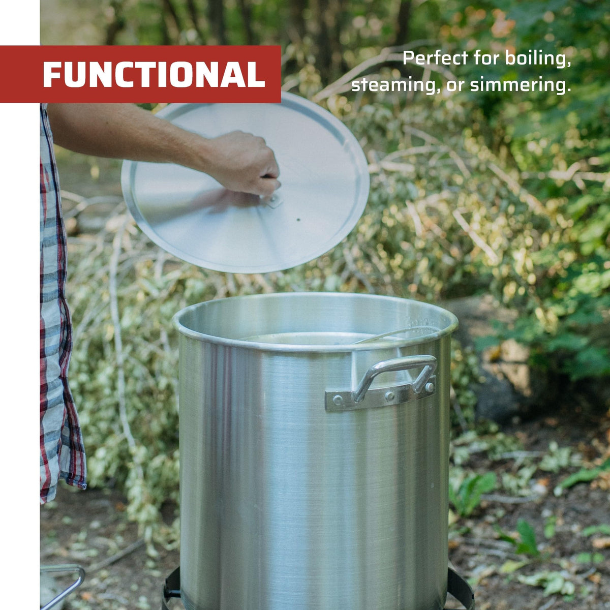 32-Quart Aluminum Pot W712579