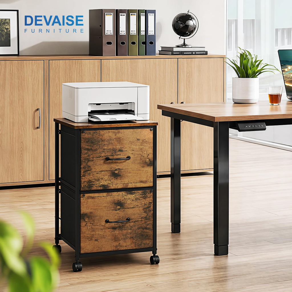 2 Drawer Mobile File Cabinet K669