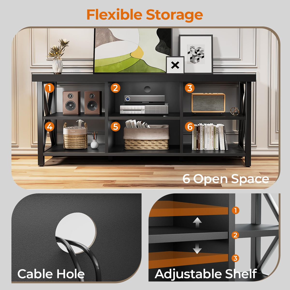 TV Stand for 65 in TV W643