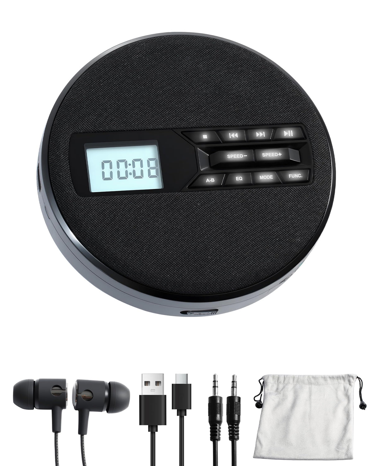 Portable CD Player with Speakers M849053