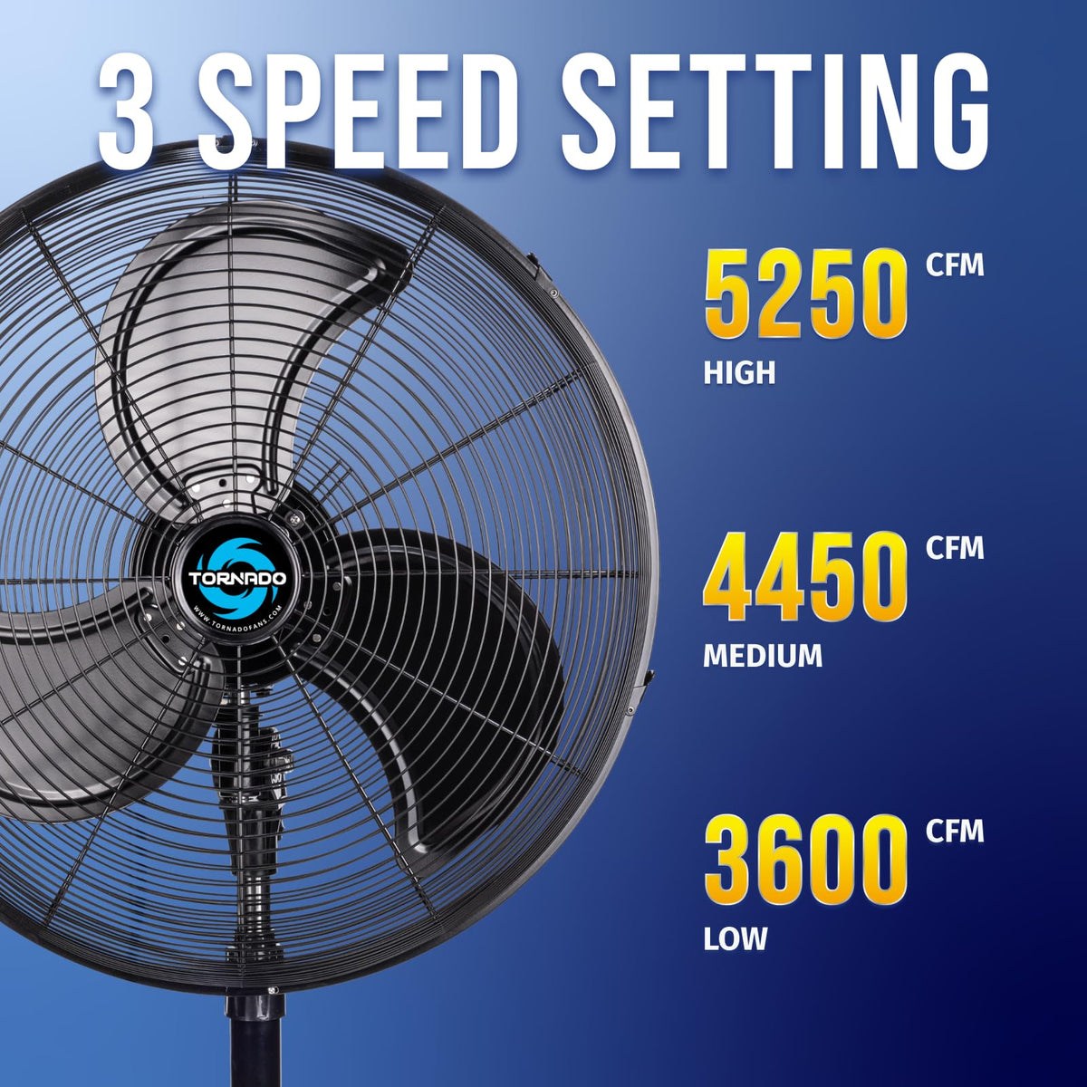 20'' Oscillating Pedestal Fan V678