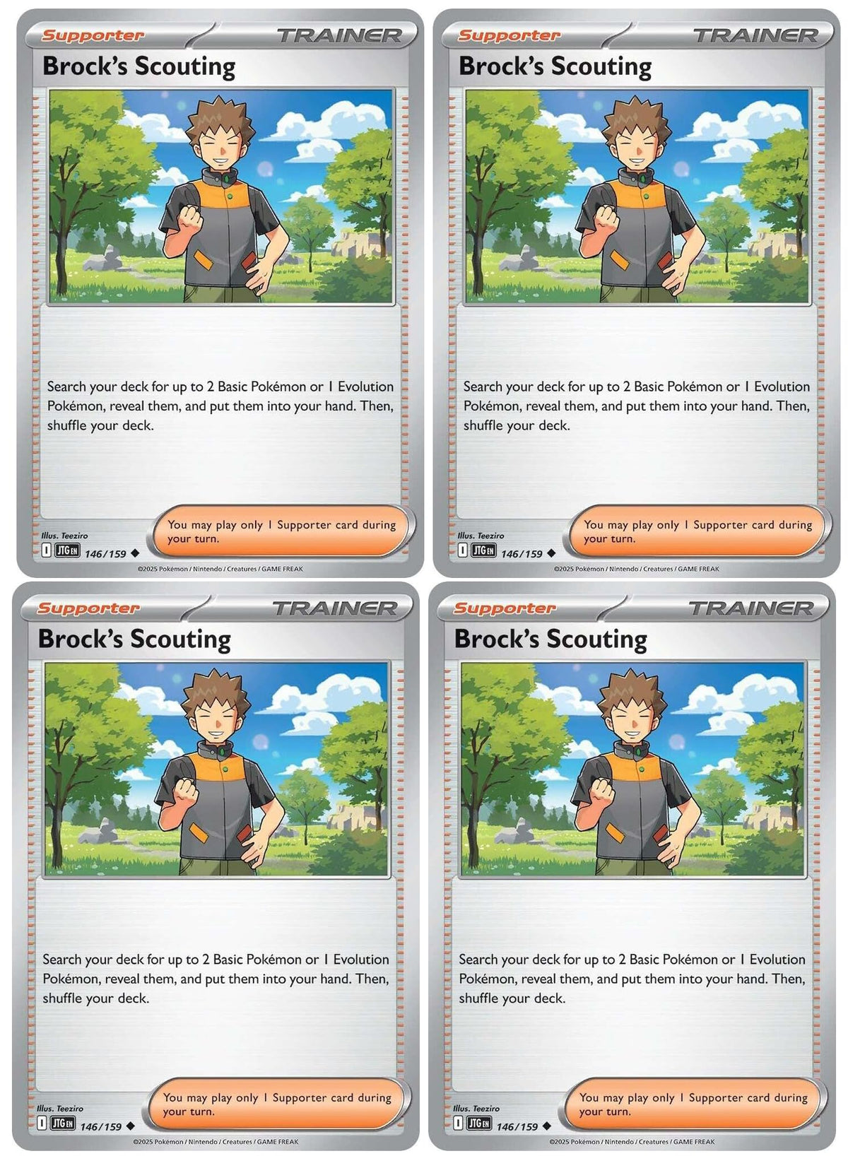 Pokemon Trainer Card Lot A72670
