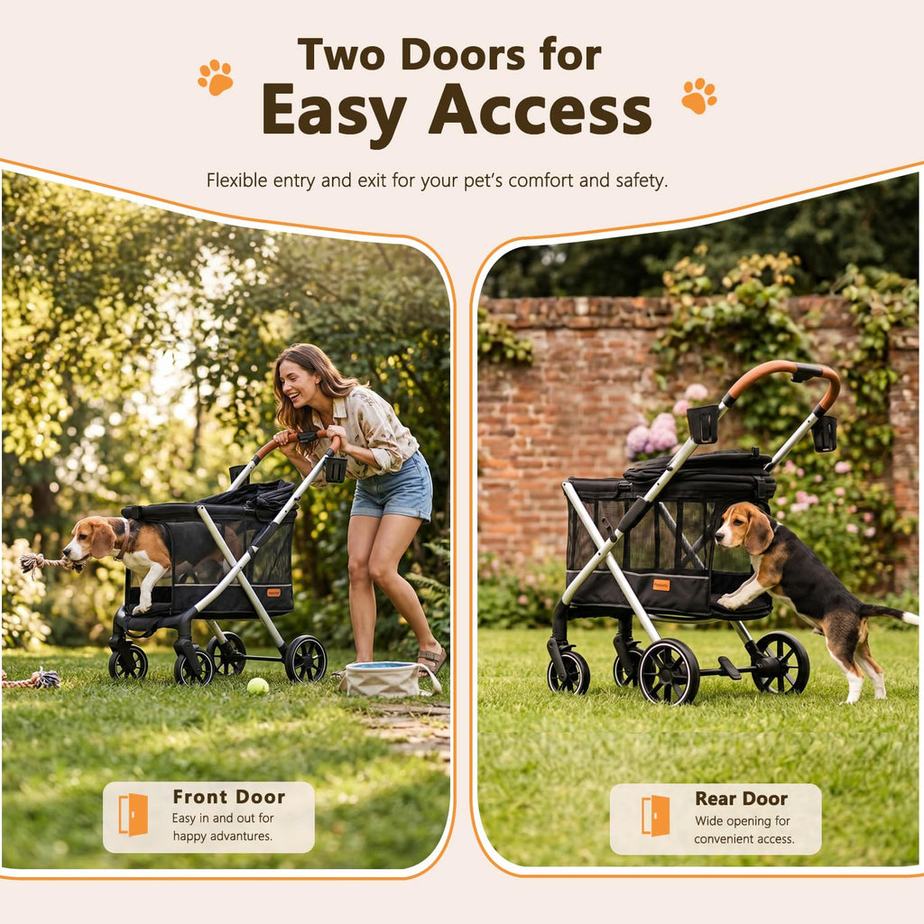 Lightweight Aluminum Dog Stroller A211194