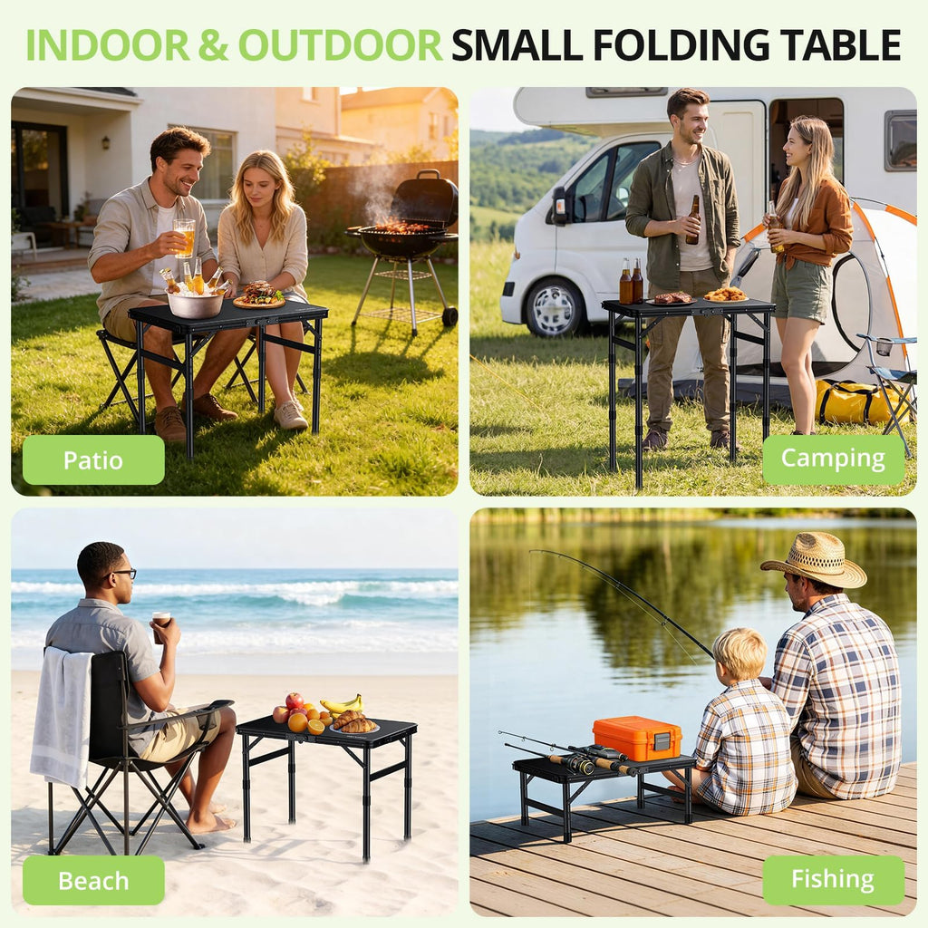 2ft Adjustable Folding Camping Table P2009