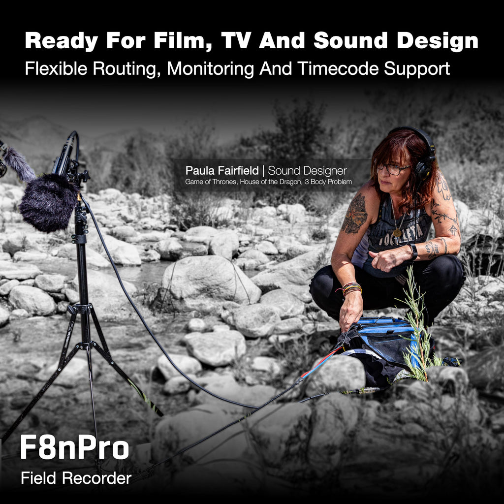 Field Recorder with 8 Inputs & 10 Tracks B407809