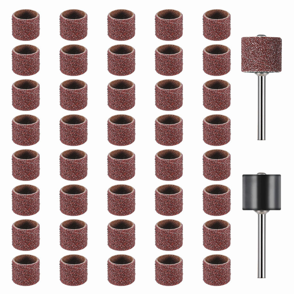 42 Pcs Pet Nail Grinder Replacement Kit with Sanding Bands W95244