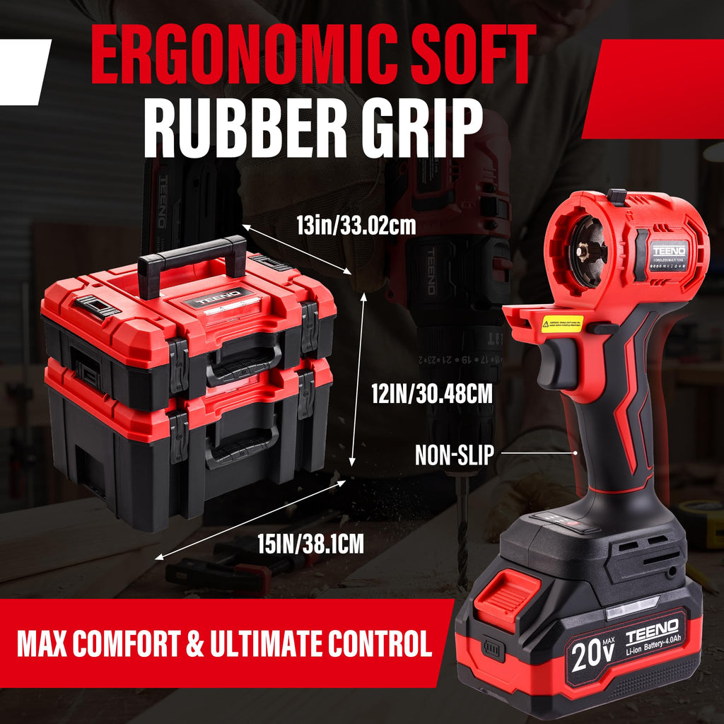 Cordless Brushless 9-in-1 Power Tool Combo Kit F5308