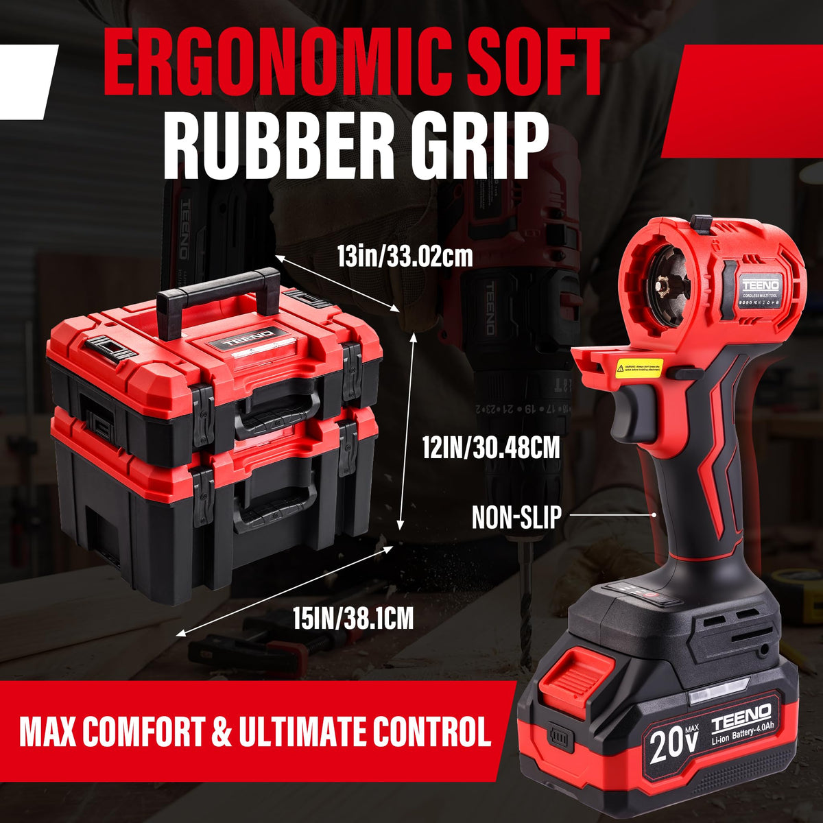 Cordless Brushless 9-in-1 Power Tool Combo Kit F5308