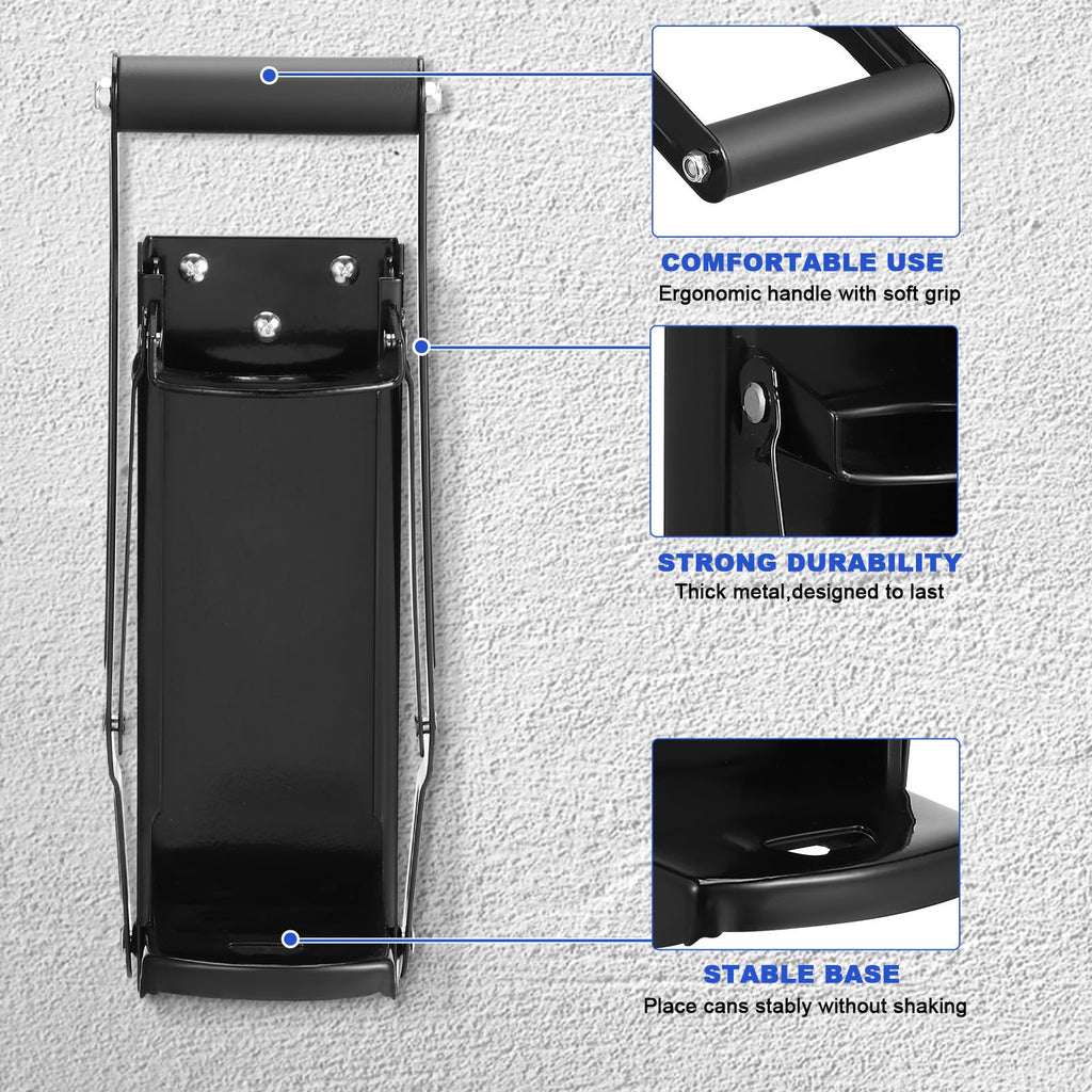 Wall Mounted Stainless Steel Can Crusher with Bottle Opener G792