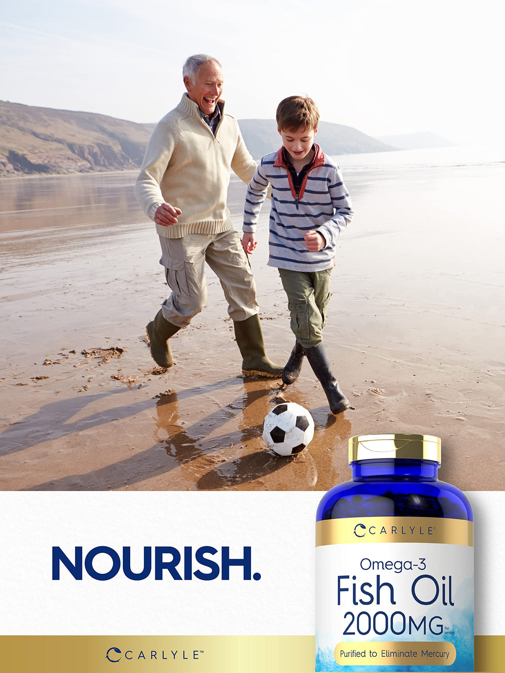 Fish Oil Omega 3 Supplements 2000mg 320 Softgels EPA & DHA U810