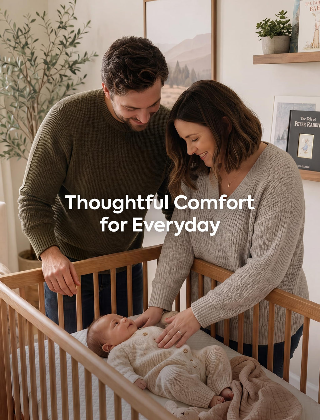 Dual-Sided Memory Foam Waterproof Crib Mattress G41305