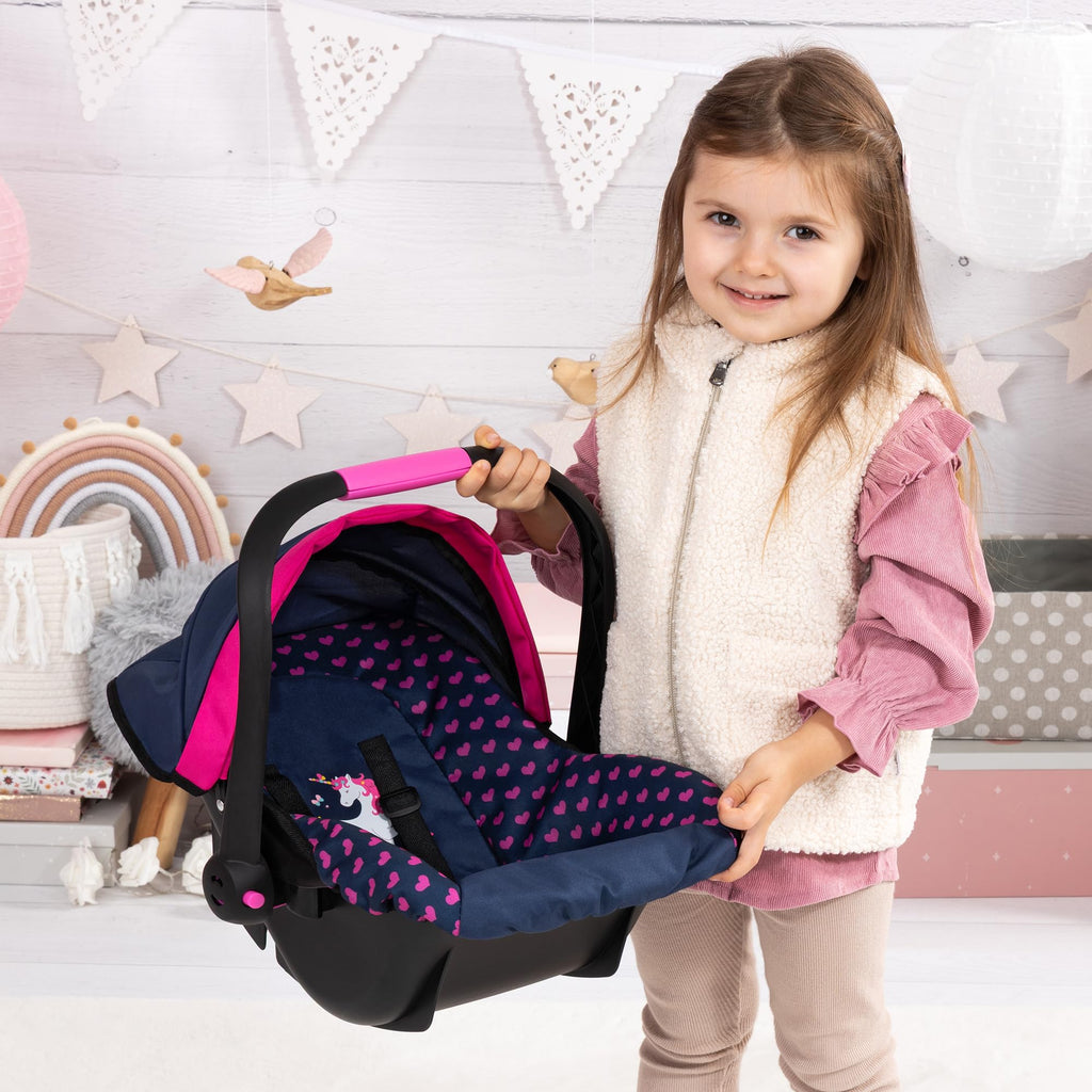 Doll Car Seat with Sun Canopy D407
