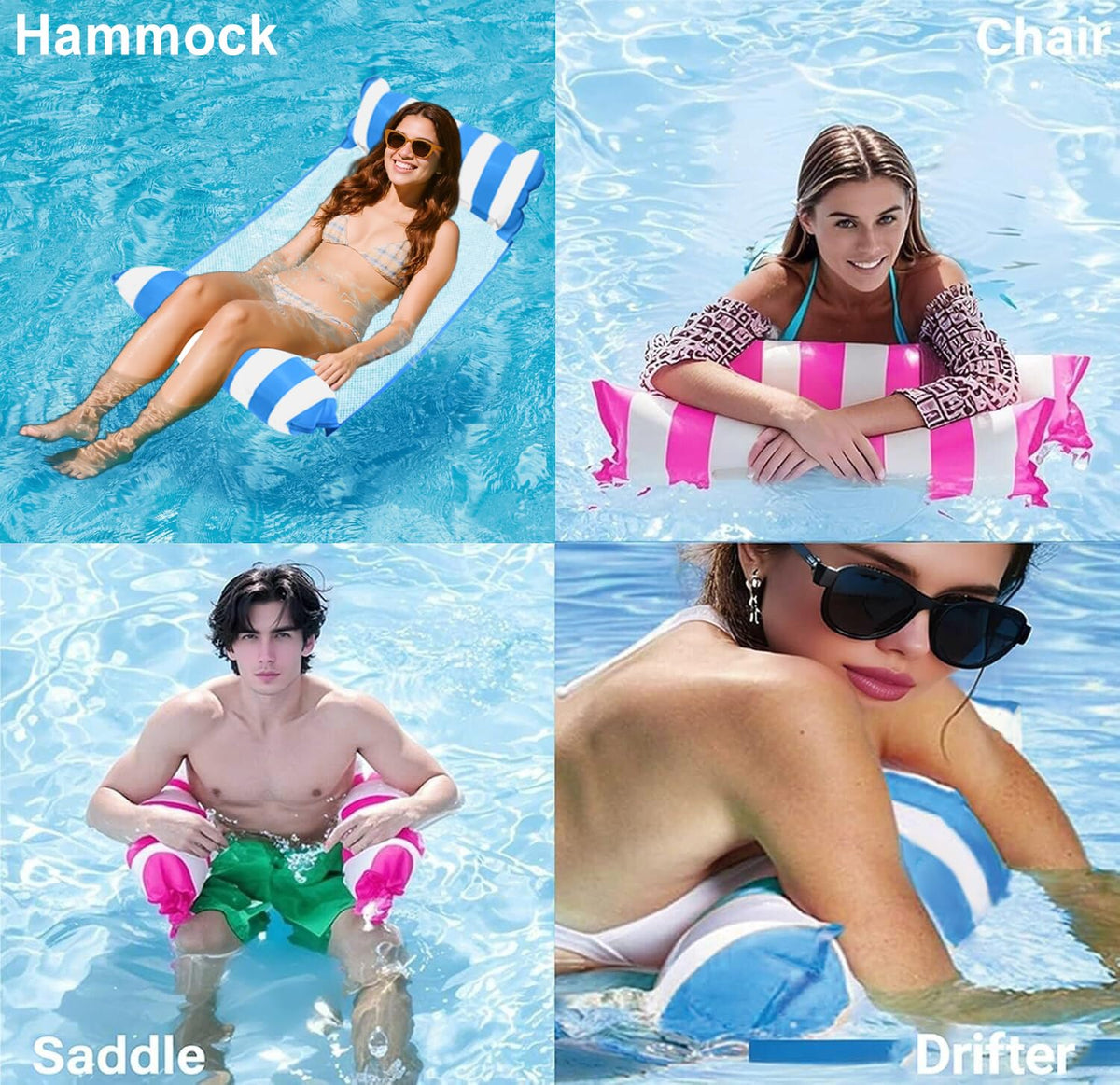 Inflatable Mesh Pool Float J658222