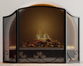 Black Wrought Iron Fireplace Screen P12288